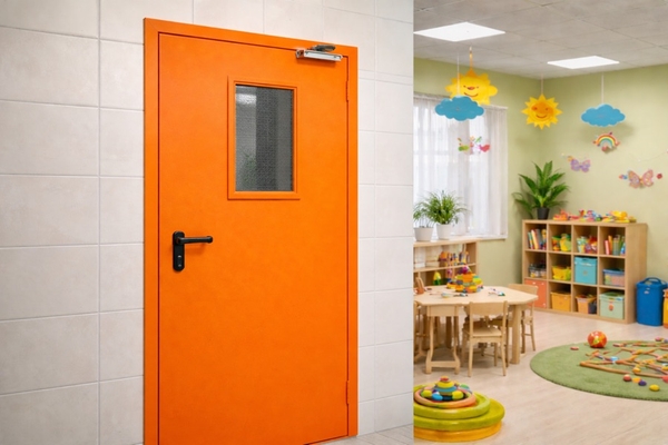 «Ника Сталь» изготовила двери для детского сада в Москве